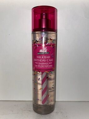 Bath & Body Works Milk Bar Birthday Cake Fragrance Mist 8oz Discontinued New